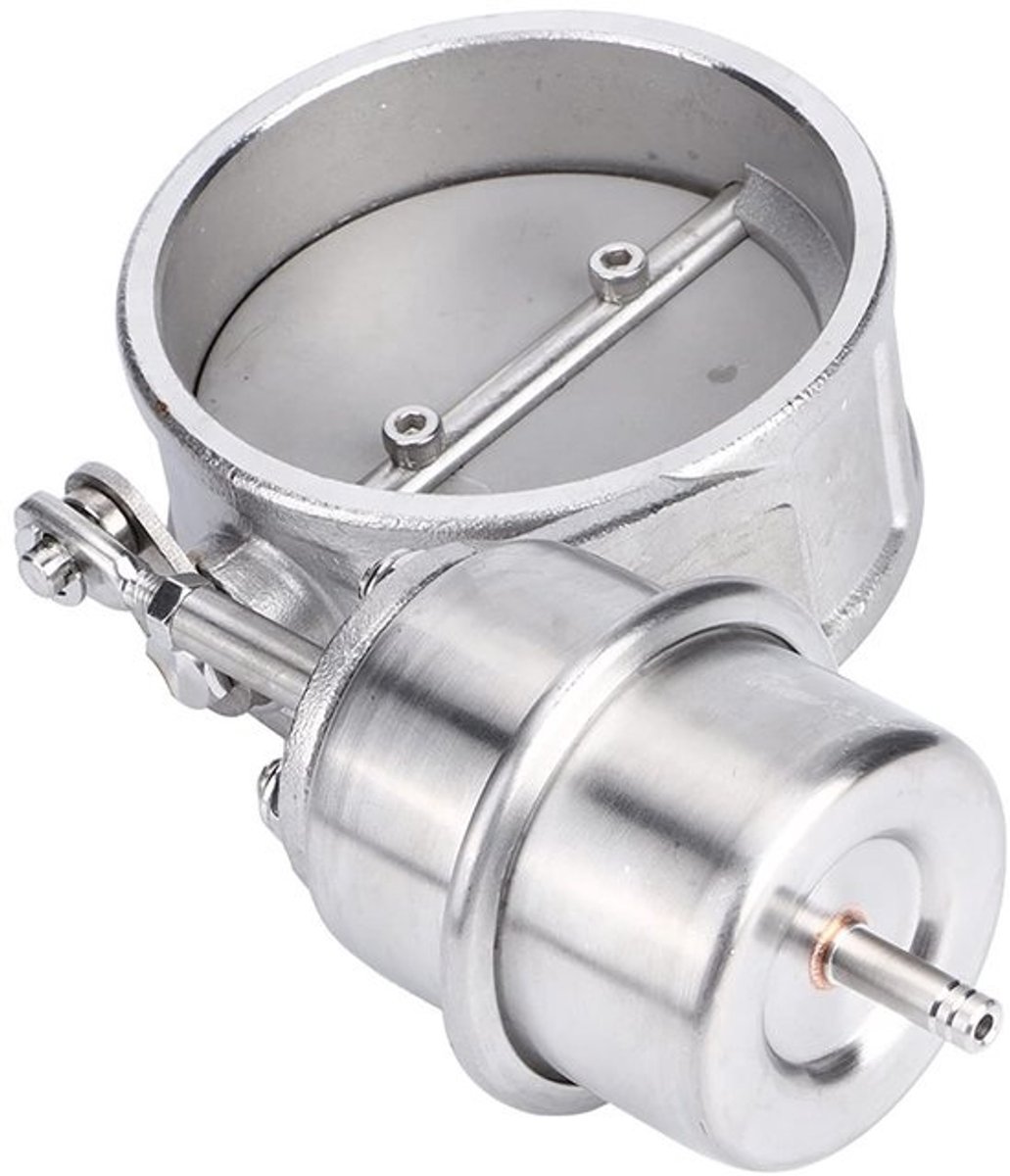 Dailygoods-uitlaatklep - 76 mm - Vacuümactuator - E30 3-serie - Roestvrij staal - Schokbestendig - Duurzaam - Vacuümklep