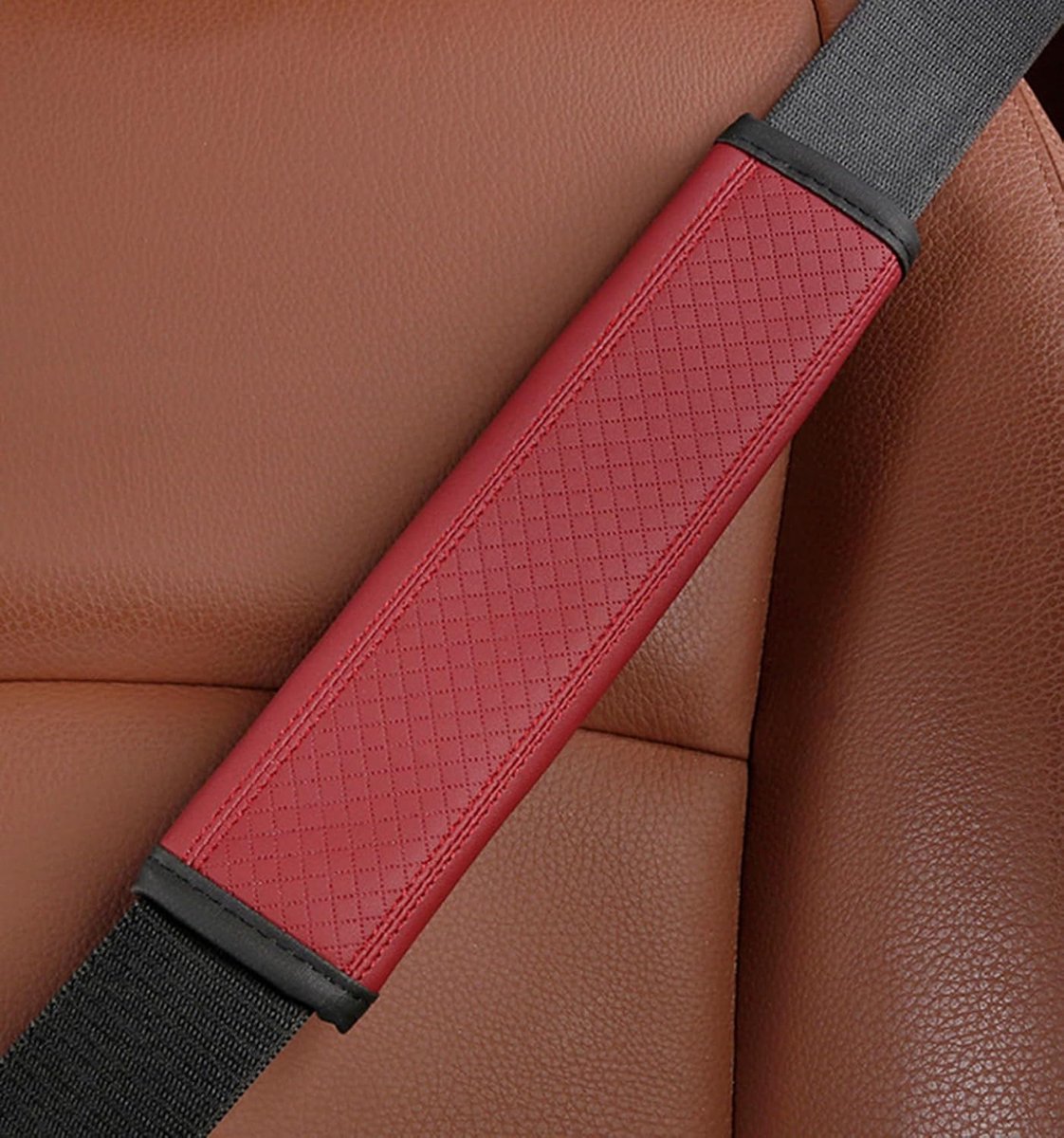 2 stuks autoveiligheidsgordel, schouderpads voor C-Crosser/Dispatch/Saxo/Spacetourer/Xsara/Jumpy, comfortabele zitgordel, bekleding, beschermt hals, schouder, interieuraccessoires