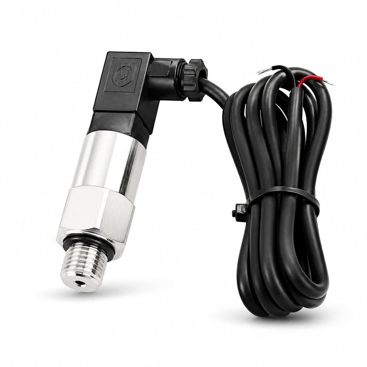 Stalen drukomvormer, druksensor, silicium druktransmitter, sensor, waterstroomsensor, 4-20 mA uitgang G1/4 inch voor water, gas, olie (0-0,5 MPA)