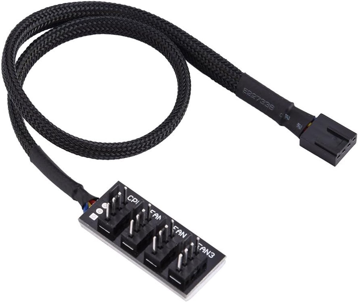 4-Pin Fan Splitter, CPU Fan PWM Hub Extension Cable PC Adapter 3 pin / 4 pin Ventilator Kabel