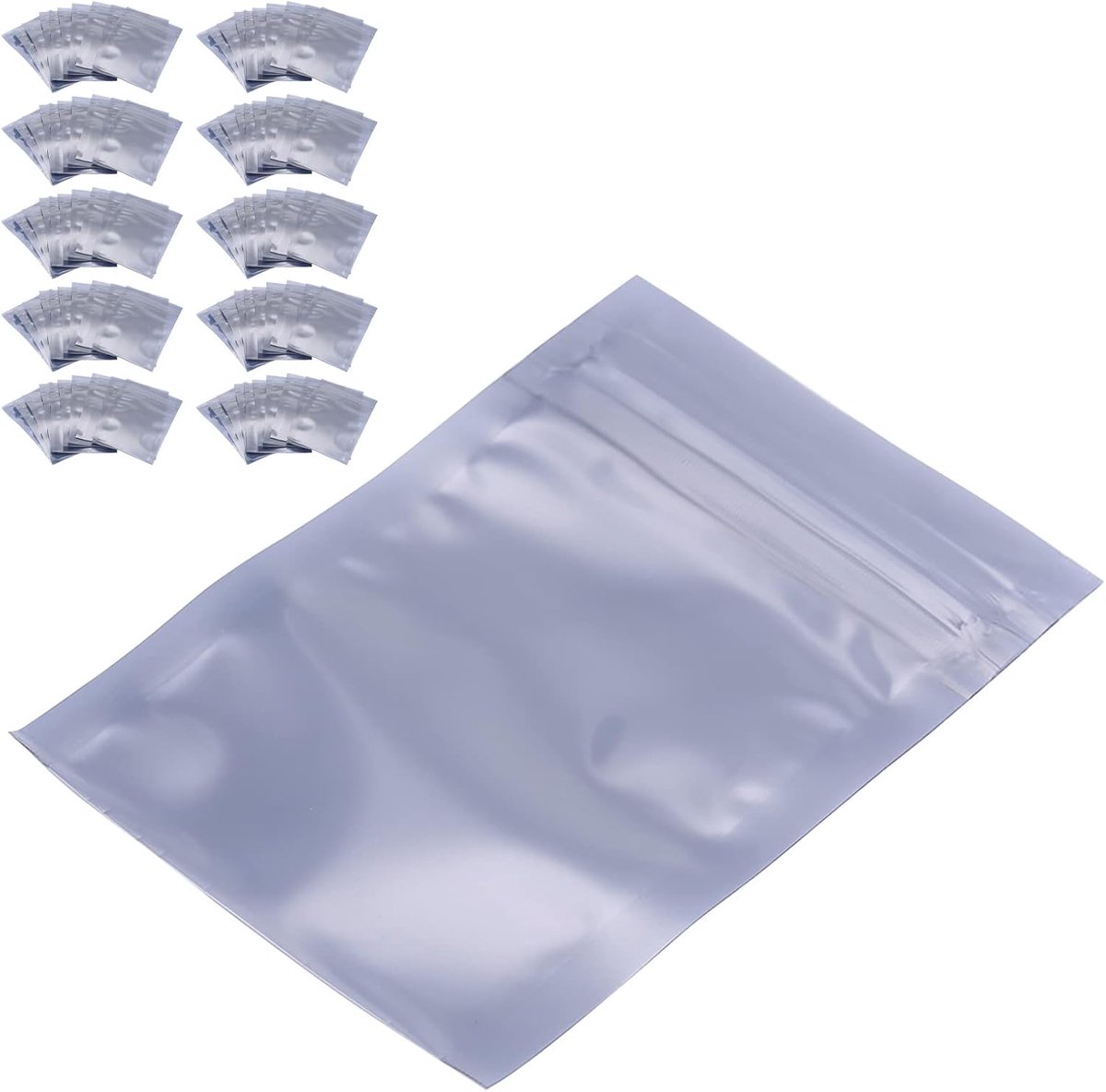 Set of 100, 6x9cm Premium Antistatic Resealable Pouches for Protector Electronics Accessories, Multifunctional Accessory