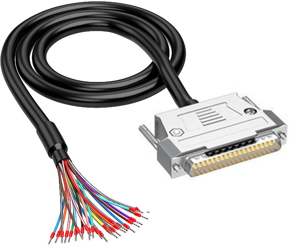 XMSJSIY DB37 Connector Adapter 37 Pin Serial Expansion Cable Solderless 37-Pin Port Breakout Replacement Cable with - ShopVlot