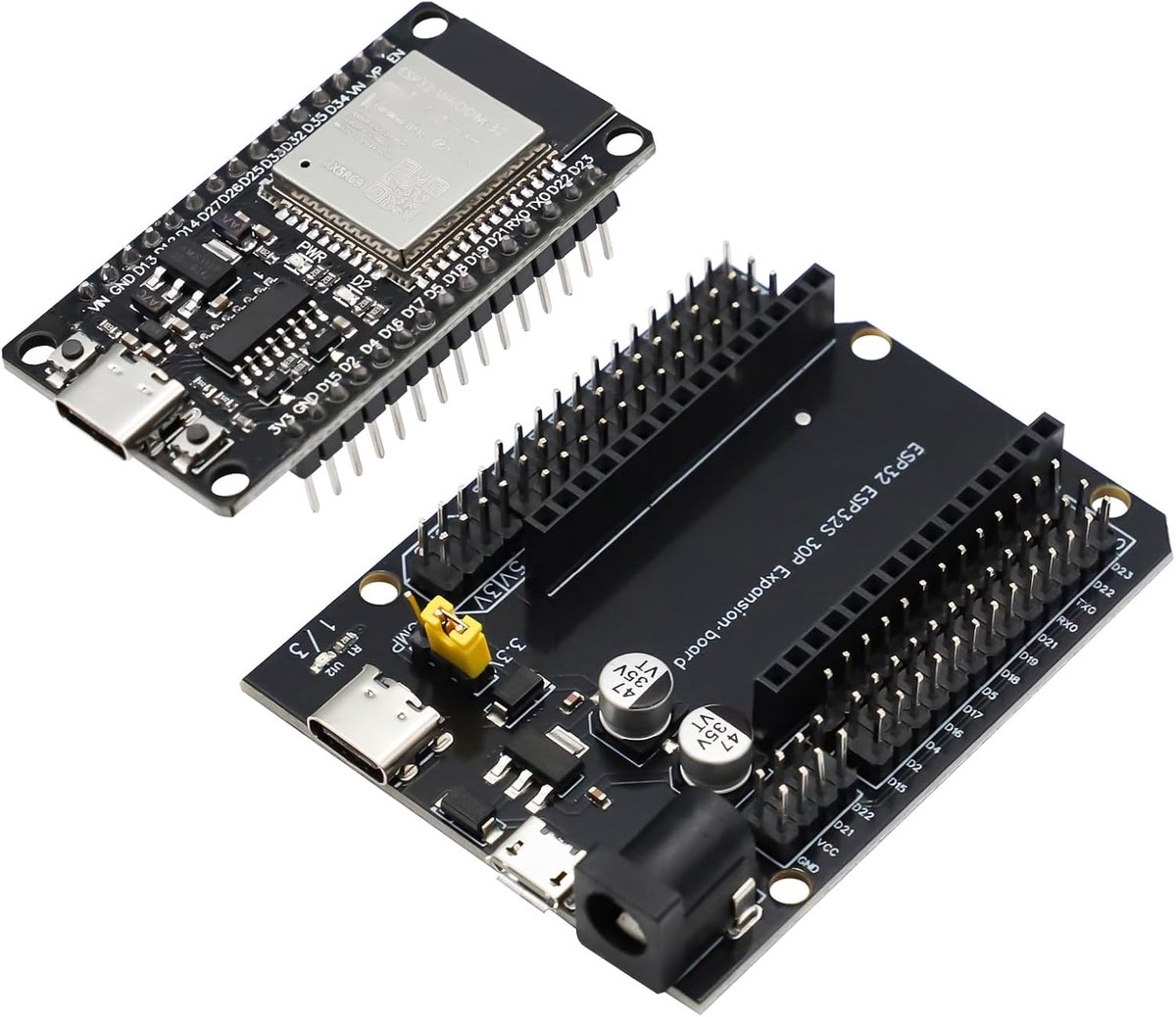 Ontwikkelbord ESP-32S USB C - Dual-Core WiFi + Bluetooth - 2.4GHz microcontroller - Ideaal voor Arduino projecten - ShopVlot