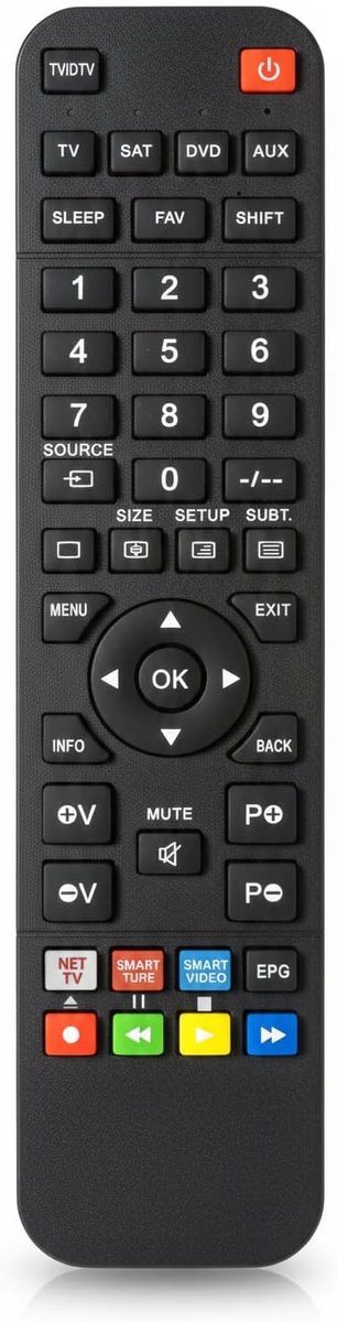 Afstandsbediening geschikt voor CHIQ U50H7LX | U50H7N | U50H7S