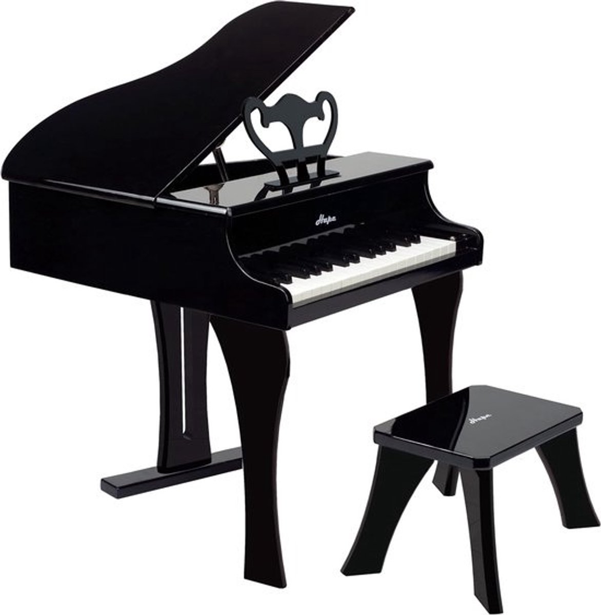 Kinder Vleugel - Speelgoed Piano - Muziek Leren - Houten Constructie - 50x52x60 cm - Roze