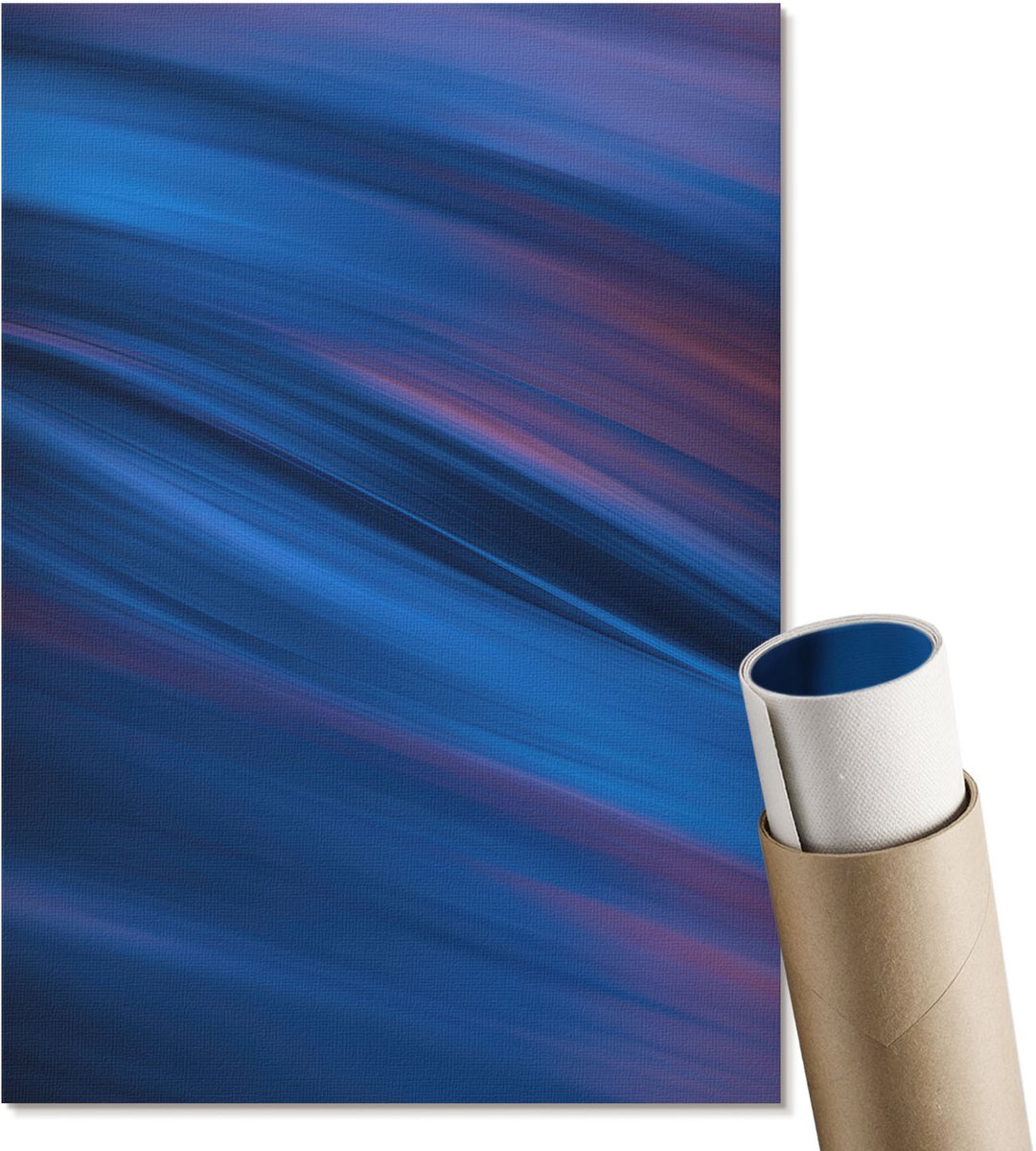 Coloray Polycanvas Wandposter - Bosparadijs, Fotografie - A3 - Groen Kunst - Rechthoek - Interieurdecoratie - Woonkamer, Slaapkamer, Kantoor - Modern