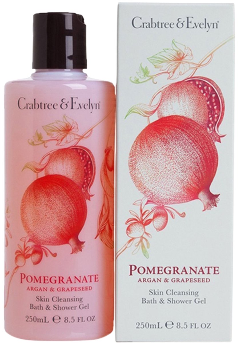 CRABTREE & EVELYN POMEGRANATE ARGAN & GRAPESEED (CRABTREE & EVELYN) POMEGRANATE ARGAN & GRAPESEED BATH & SHOWERGEL 250 ML
