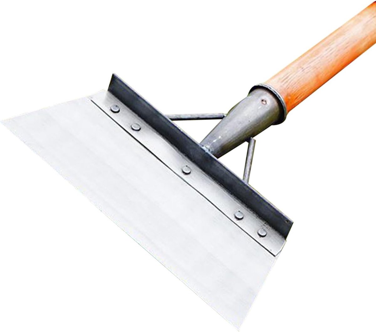 Multifunctionele Tuinschep voor Sneeuw en IJs, RVS Schoonmaak Schep voor Onkruid, Tuinonderhoud, Weeding, Planten, Landbouw, 20 cm