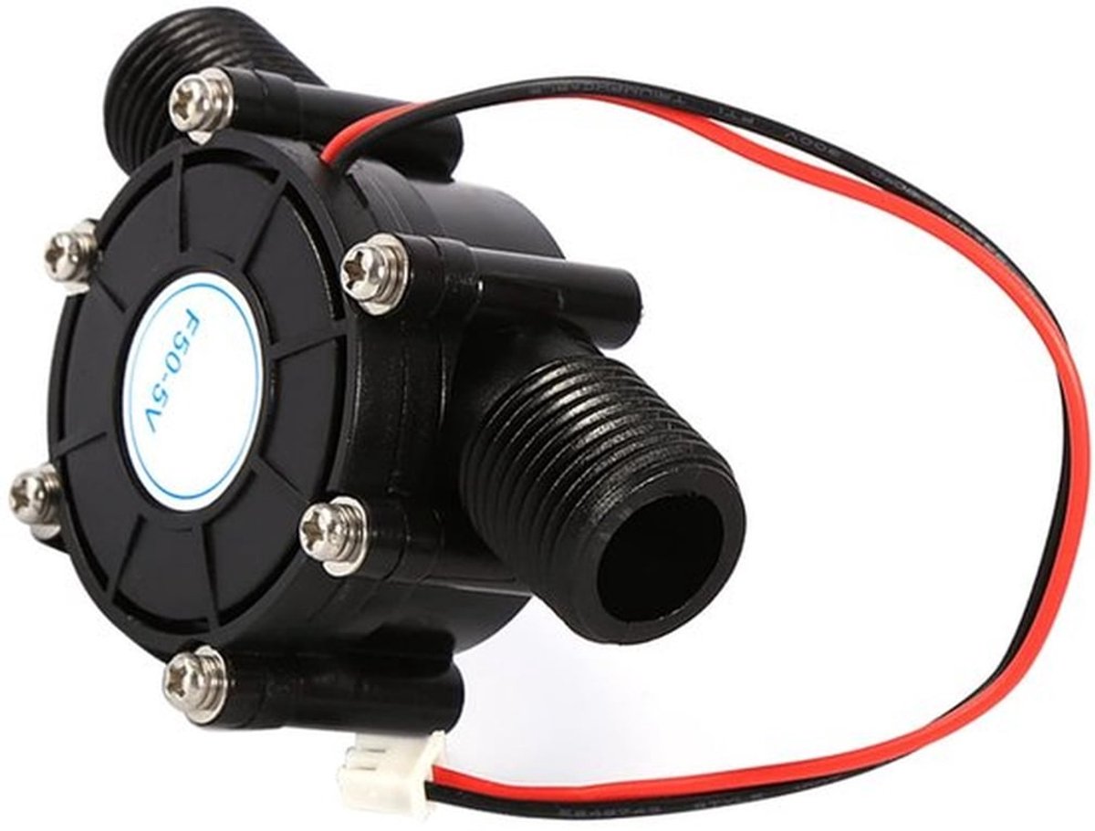 - Mini-waterkrachtgenerator - 10W - micro-waterturbine - voor mobiele apparaten - Duurzame energieoplossing - compact en lichtgewicht - Ge...
