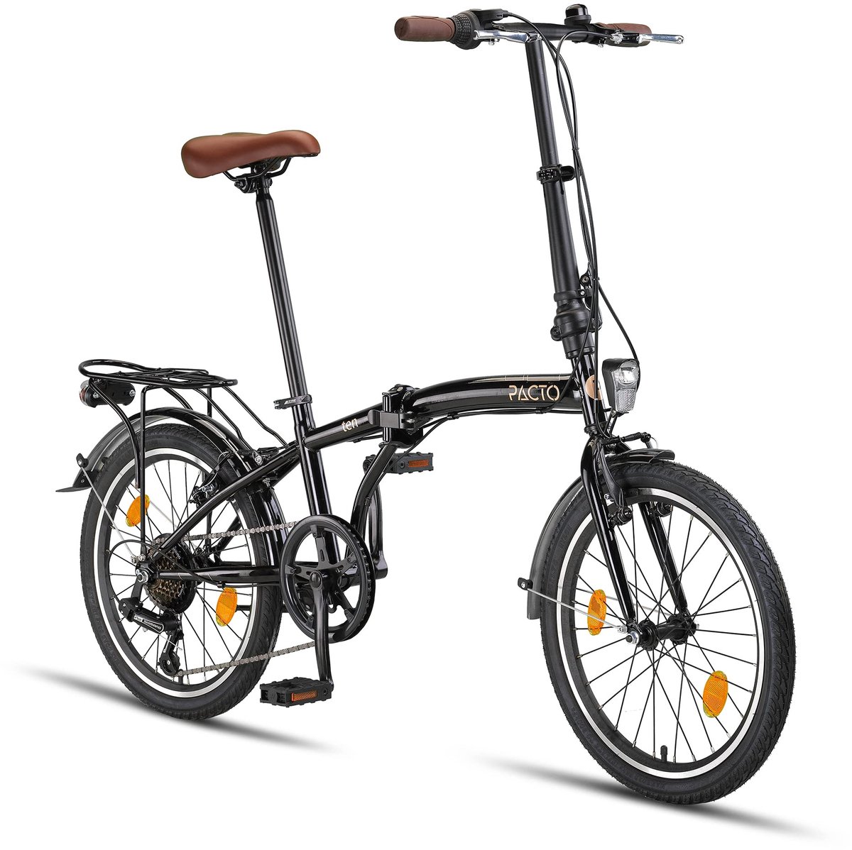 Vouwfiets 20 Inch – 6 Versnellingen – In 10 Seconden Opvouwbaar – Stalen Frame – Zwart