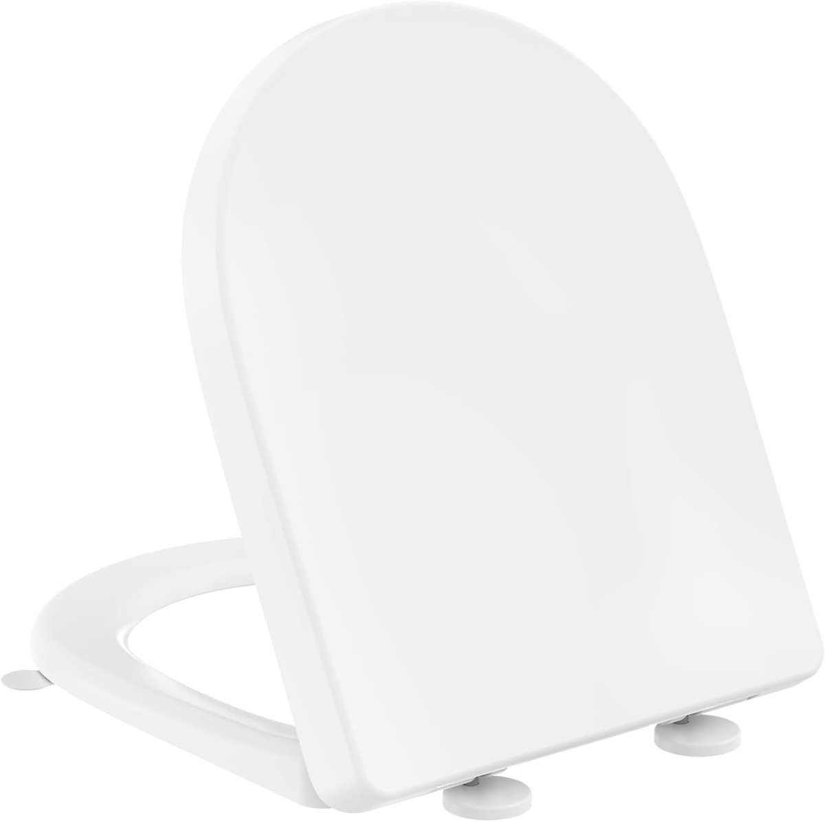 Kavora Wc Bril - Wc Bril Softclose - Toiletbril Met Deksel - Wit - 47cm x 37cm x 4cm