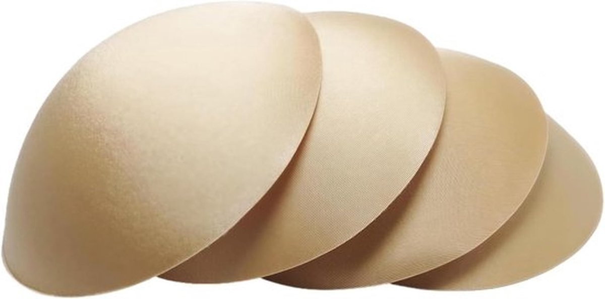 Invoeg pads voor ronde beha, push-up Molding pads, borst versterkers, 2 paar