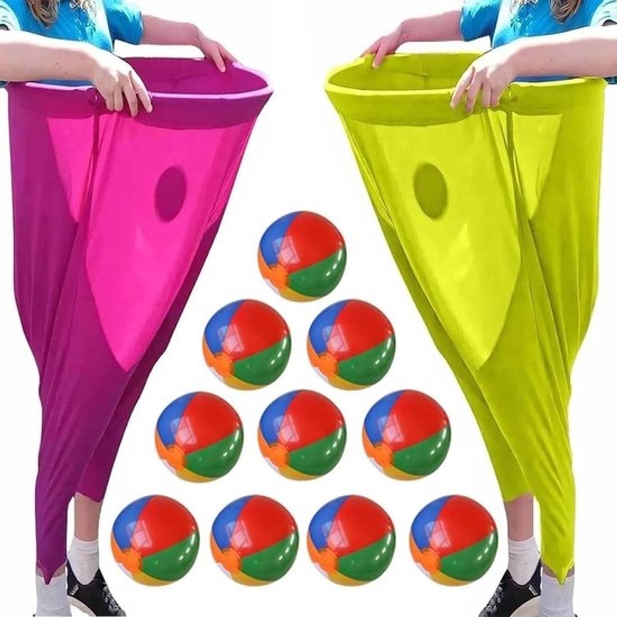 Buitenspel Oma Broek - Springbal Spel Set - Vermaak voor Feestjes - Hilarisch en Interactief - Eén Maat - Niet gespecificeerd