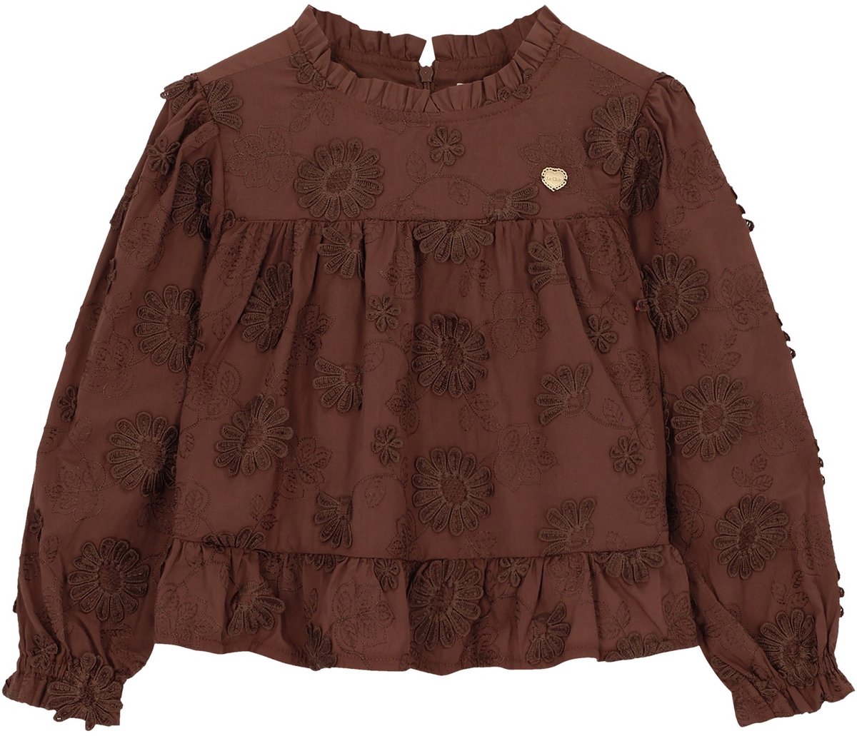 Le Chic blouse ELLA C608-5105 / Chocolate Chip - maat 110
