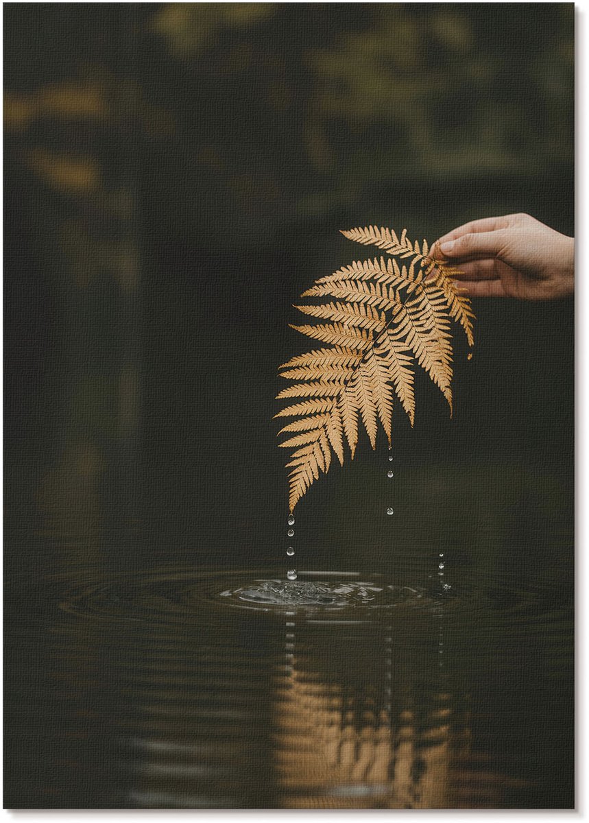 Tulup Polycanvas Wandposter - Varen En Water, Fotografie - A4 - Zwart Wandposter - Rechthoek - Canvasposter - Woonkamer, Slaapkamer, Kantoor - Klassiek
