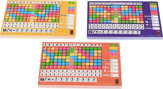 bol.com | Keer op Keer Scoreblok 3 stuks Level 2, 3 en 4 Dobbelspel | Games