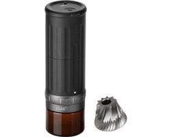 Ceramite elektrische koffiemolen voor espresso - draagbare koffiebonenmaler met 90 externe maalstanden - 20 micron per klik - 250W motor - 20 gram binnen 60 seconden - automatische stop - USB-C oplaadbaar - CERA+