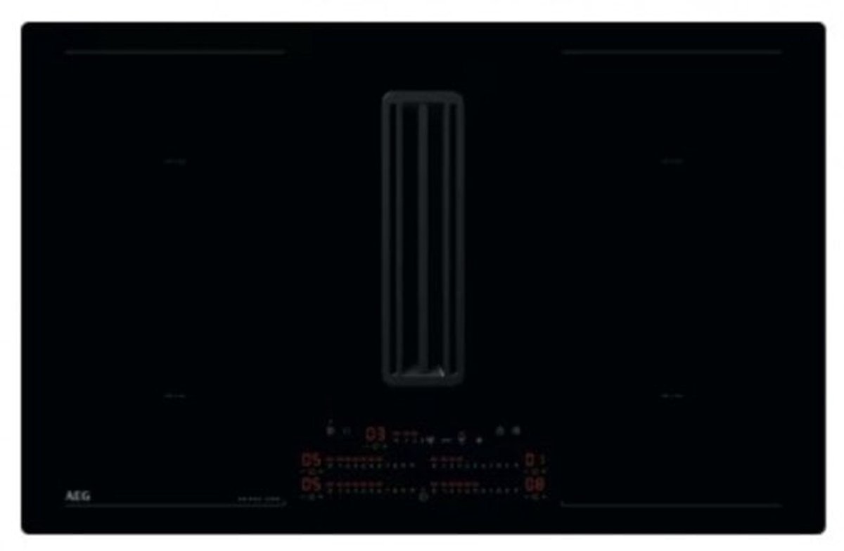 AEG XCD6847IB | Inductie kookplaat met afzuiging | 80 cm