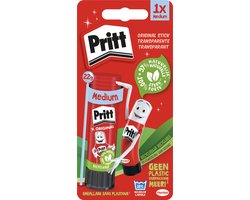 Pritt Original 22 g | Bâton de Colle Lavable Sans Solvant | Colle Scolaire pour Papier, Carton et Loisirs Créatifs