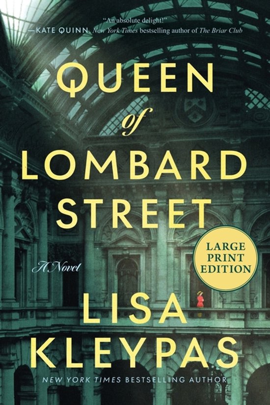 Couverture du livre "Queen of Lombard Street" par Lisa Kleypas, un roman, édition en gros caractères.