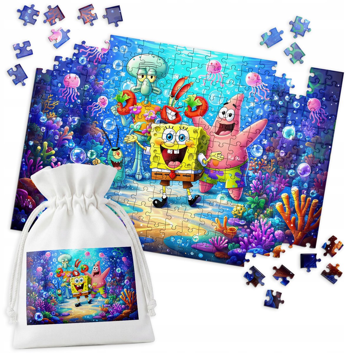 SpongeBob Patrik Patrick Zee Kwaliteitspuzzel 252 stukjes