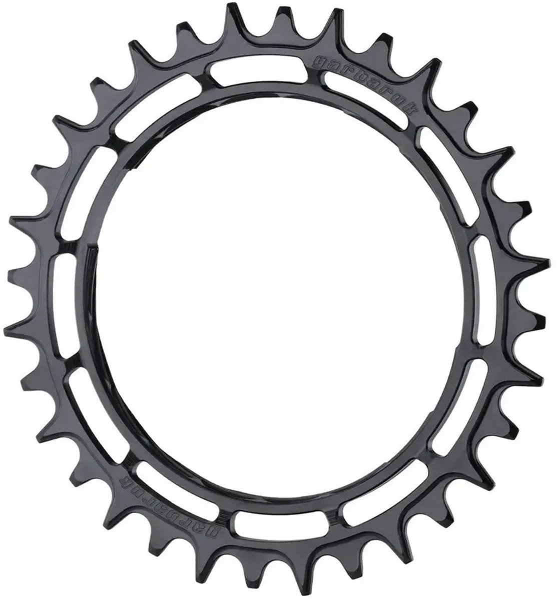 Garbaruk Thread Mount Sram Xx/xx Sl Pm 3mm Offset Kettingblad Zilver 34t