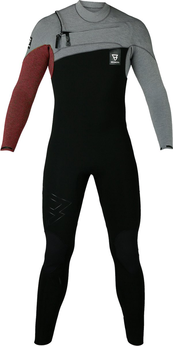 Brunotti - Gravity Fullsuit 4/3 mm Men Wetsuit | Grey - XXL