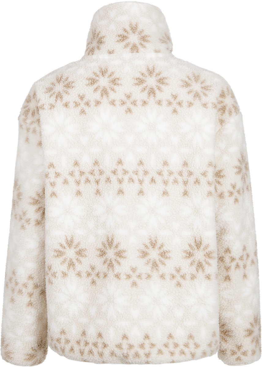 Brunotti - Rezany-Print Snow Fleece Meisjes - Moonbeam - Fleece Vest - Wintersport Kleding - Basic Fleece - 164