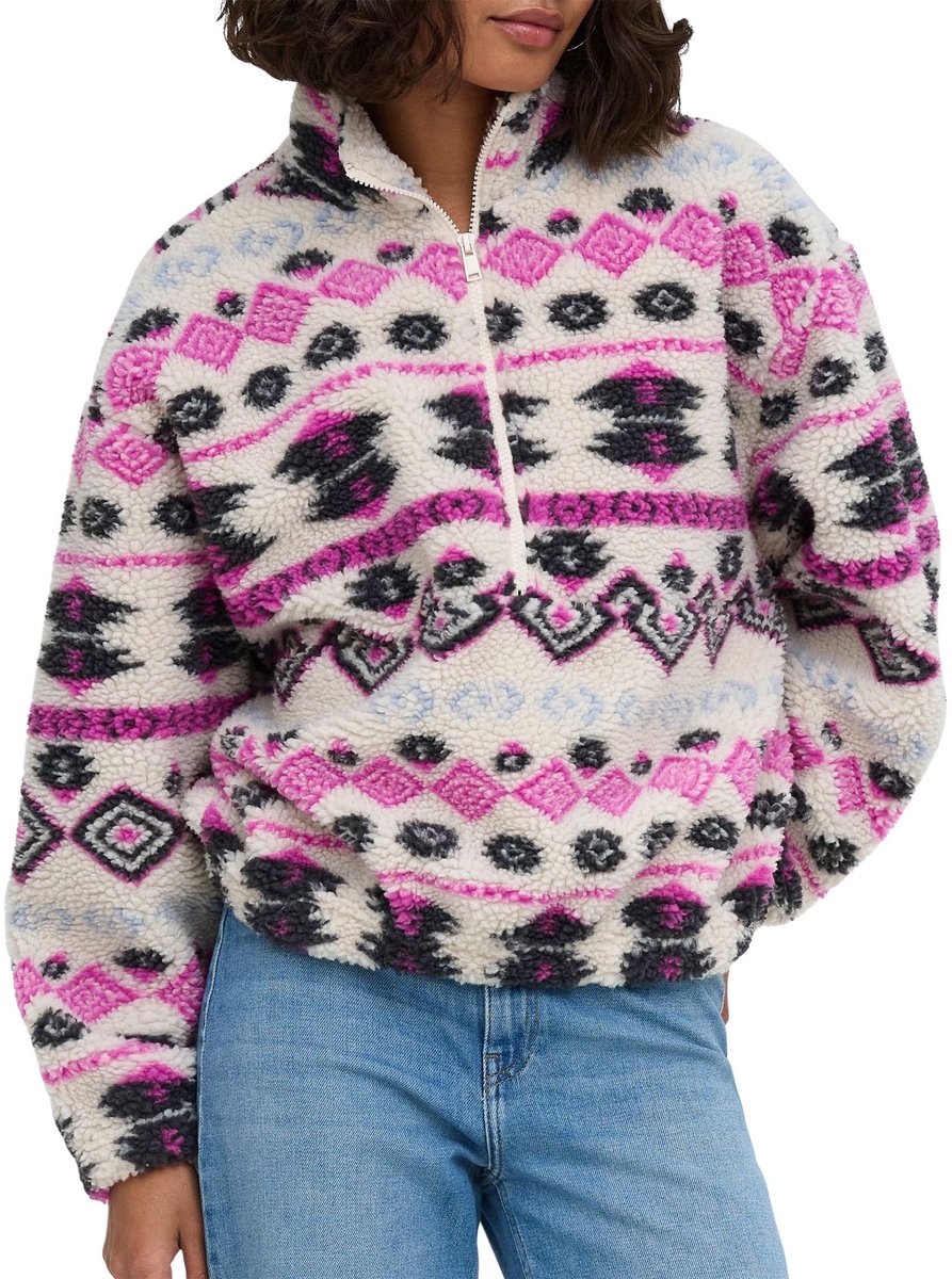 Only Janne Aztec Teddy Sweater Dames - Maat XL
