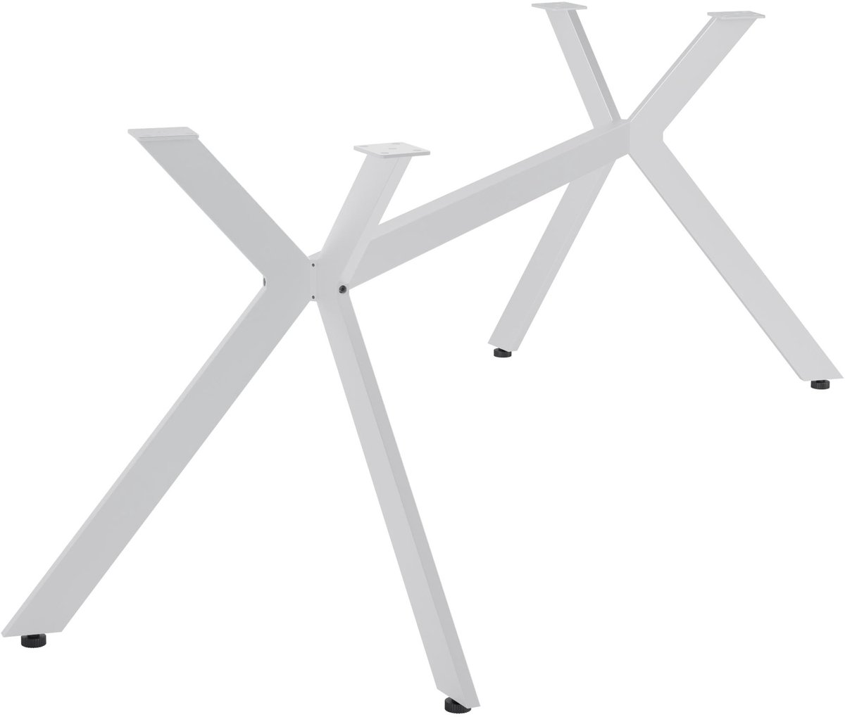CLP Cascada Tafelpoten - Tafelframe - Tafelonderstel - Met poedercoating - Wit - wit