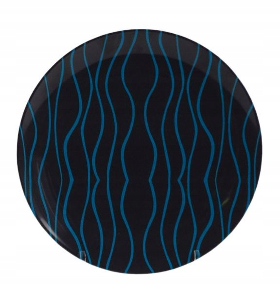 Gimex Melamine Dinerbord Grijs-Turquoise 25,5 cm