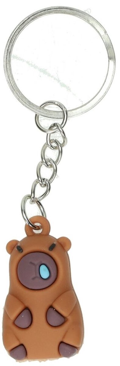 Capybara Sleutelhanger – Schattige Tashanger & Bag Charm Capibara – Ideaal als Uitdelen Cadeautje en Traktatie