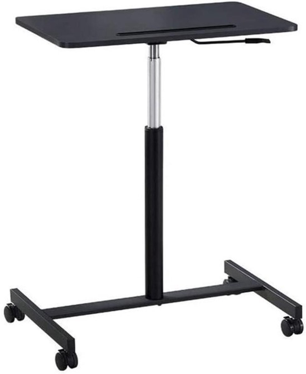 Verstelbare Bedtafel - Nachtkastje Bureau - Staand of Zittend Werken - In Hoogte Verstelbaar - 73-109 cm - Zwart