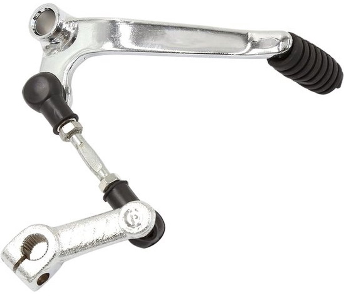 Schakelhendel Motorfiets - Versnellingspook Hendel - Motorfiets Rijden - Duurzaam Metaal - 28cm Lengte - Zilver