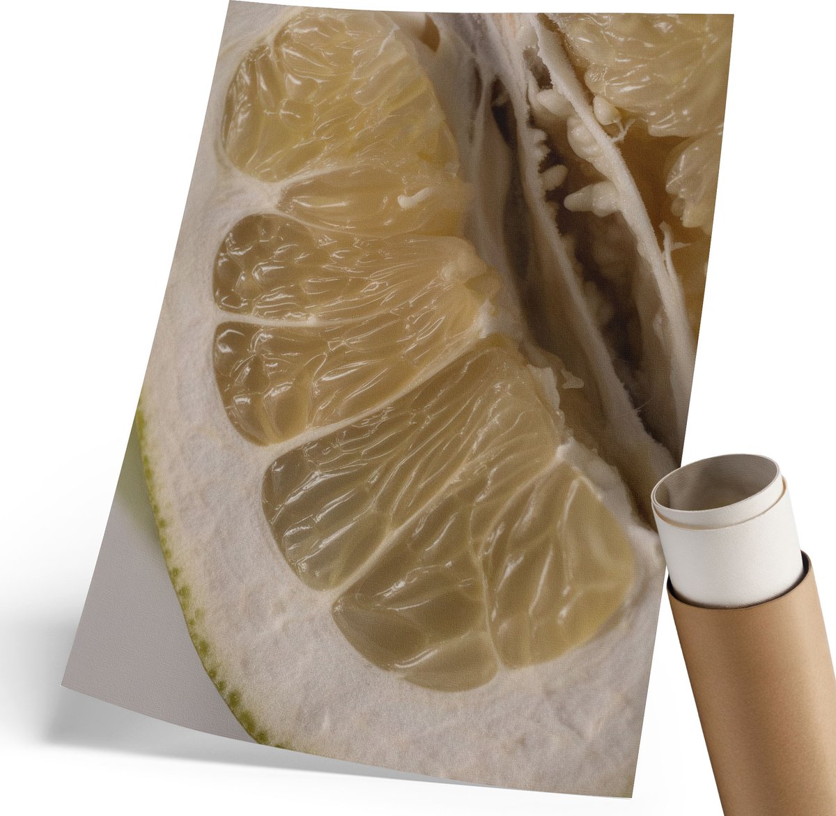 Coloray Polycanvas Wandposter - Citrusvruchten, Fotografie - 210 x 297 mm - Geel Wandposter - Rechthoek - Wandkunstwerk - Woonkamer, Slaapkamer, Kantoor - Klassiek