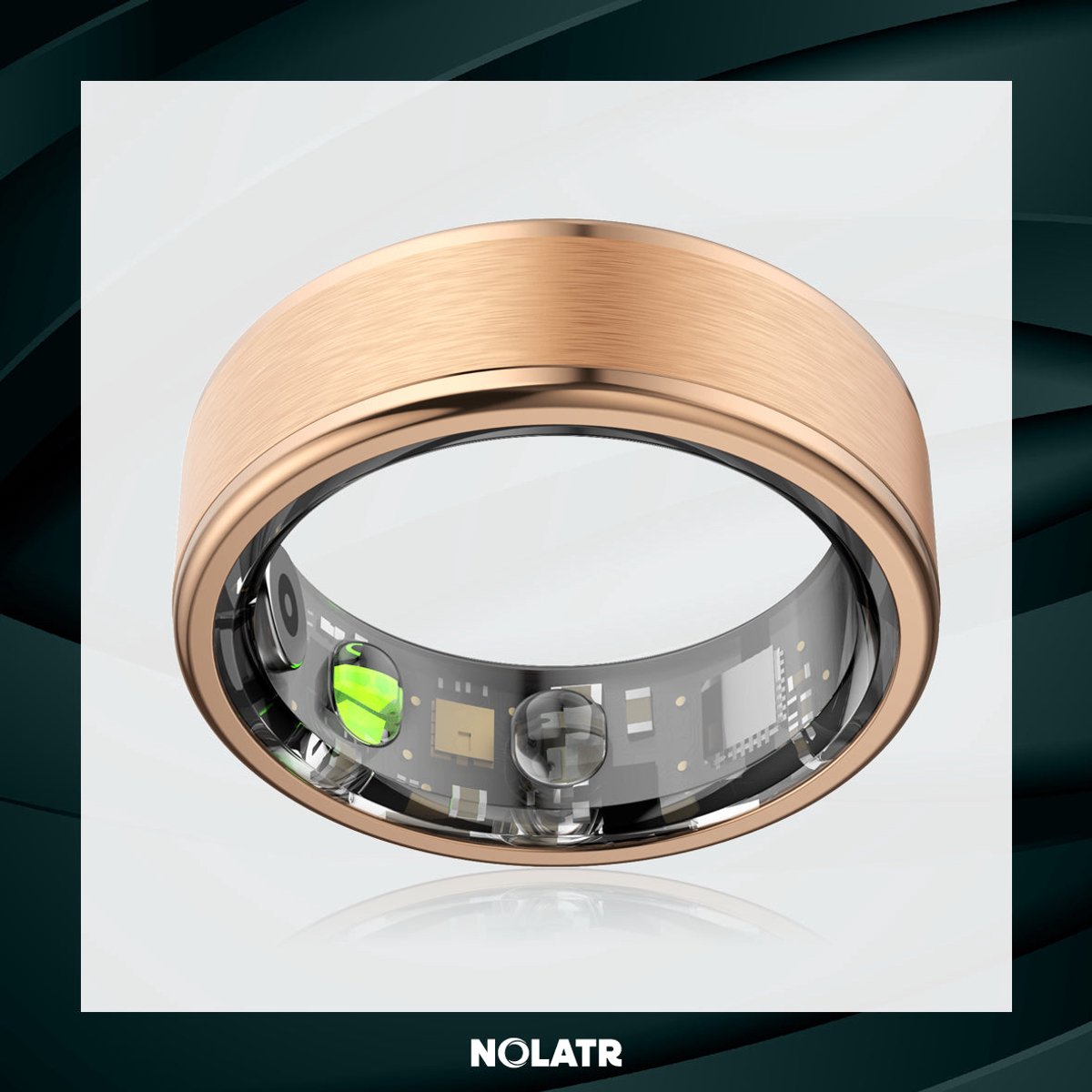 NOLATR CORE PLUS - Stappenteller - Slaaptracker - Goud - Maat 8