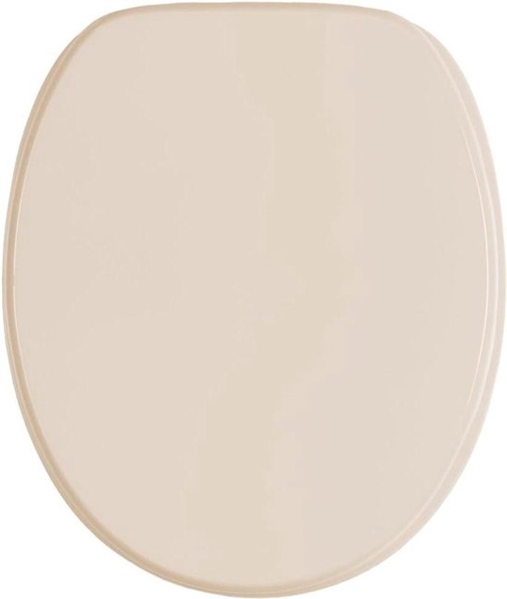 Toiletzitting - Zitting Deksel - Eenvoudige Montage - Automatisch Sluitend - Standaard Maat - Beige