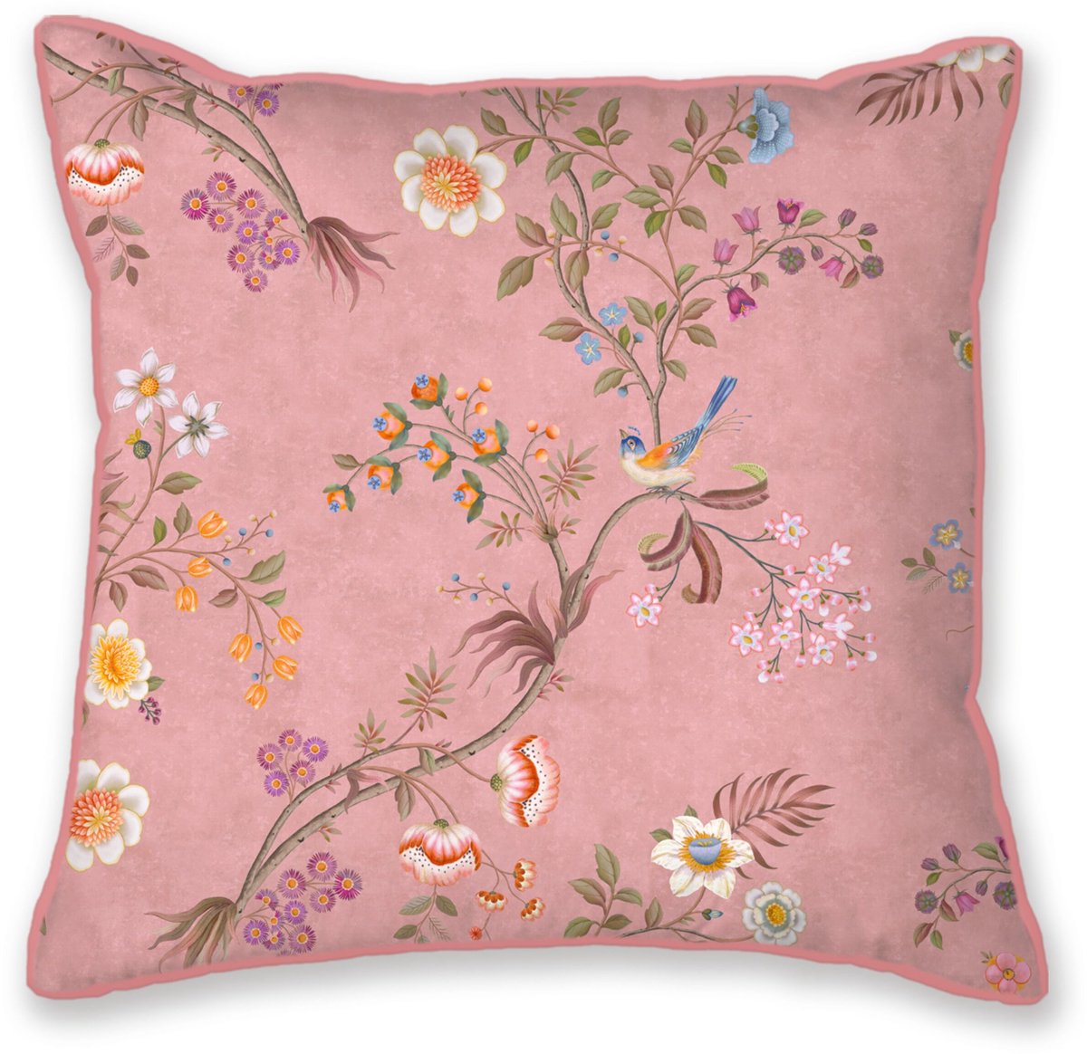 Pip Studio Lotus Lullaby Square Cushion Sierkussen - 45 x 45 cm cm - Roze