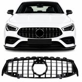 Grille Geschikt voor Mercedes CLA X118/C118 (2019-2023) – Glanzend Zwart – Met Uitsparing voor 360° Frontcamera