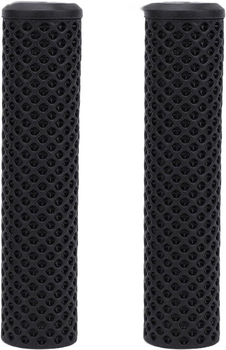 Fietsgrepen - Handvatten - Comfortabel Fietsen - 3D-geprint Ergonomisch - 18.5 cm - Zwart