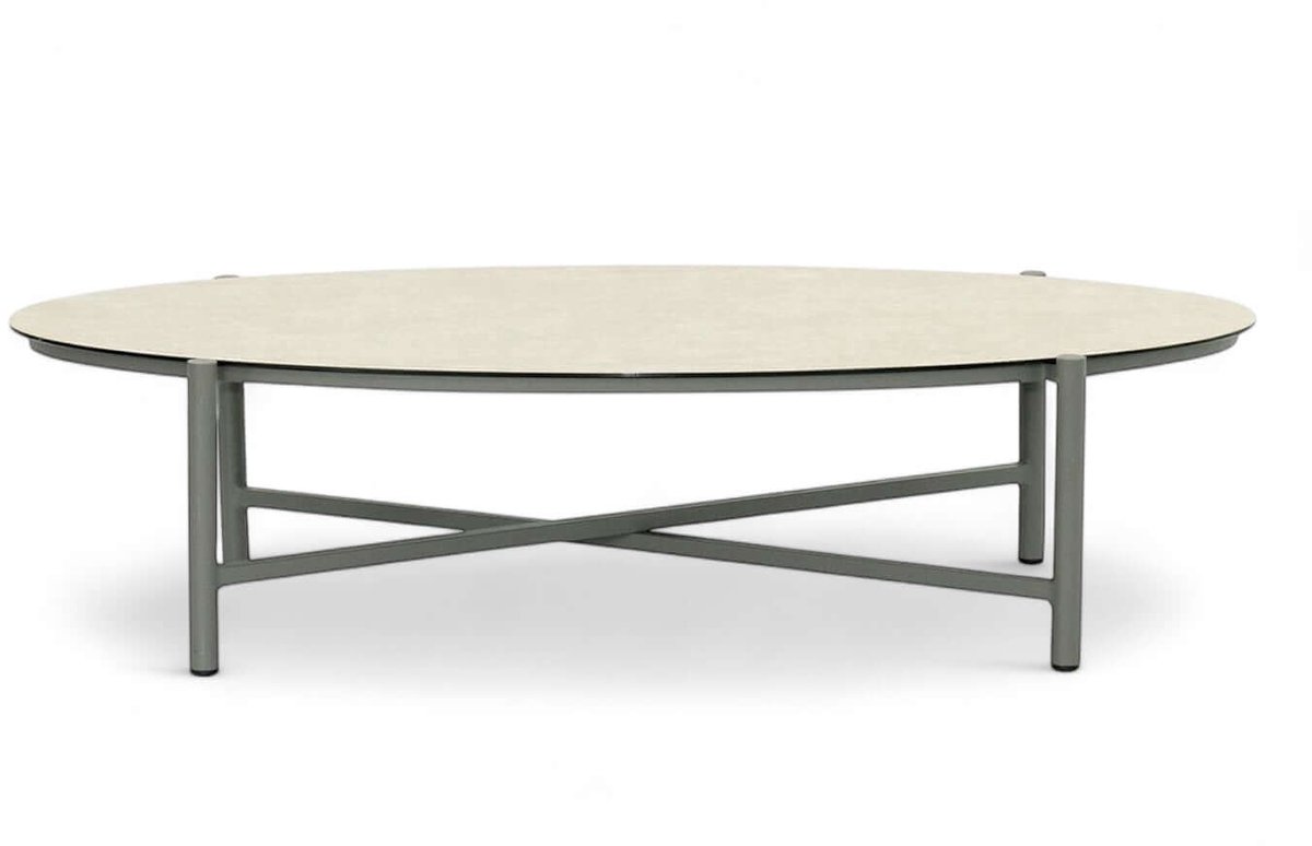 Apple Bee Bora Bora Salontafel 130 x 65 x 32,5 cm | Taupe | Keramiek Travertino