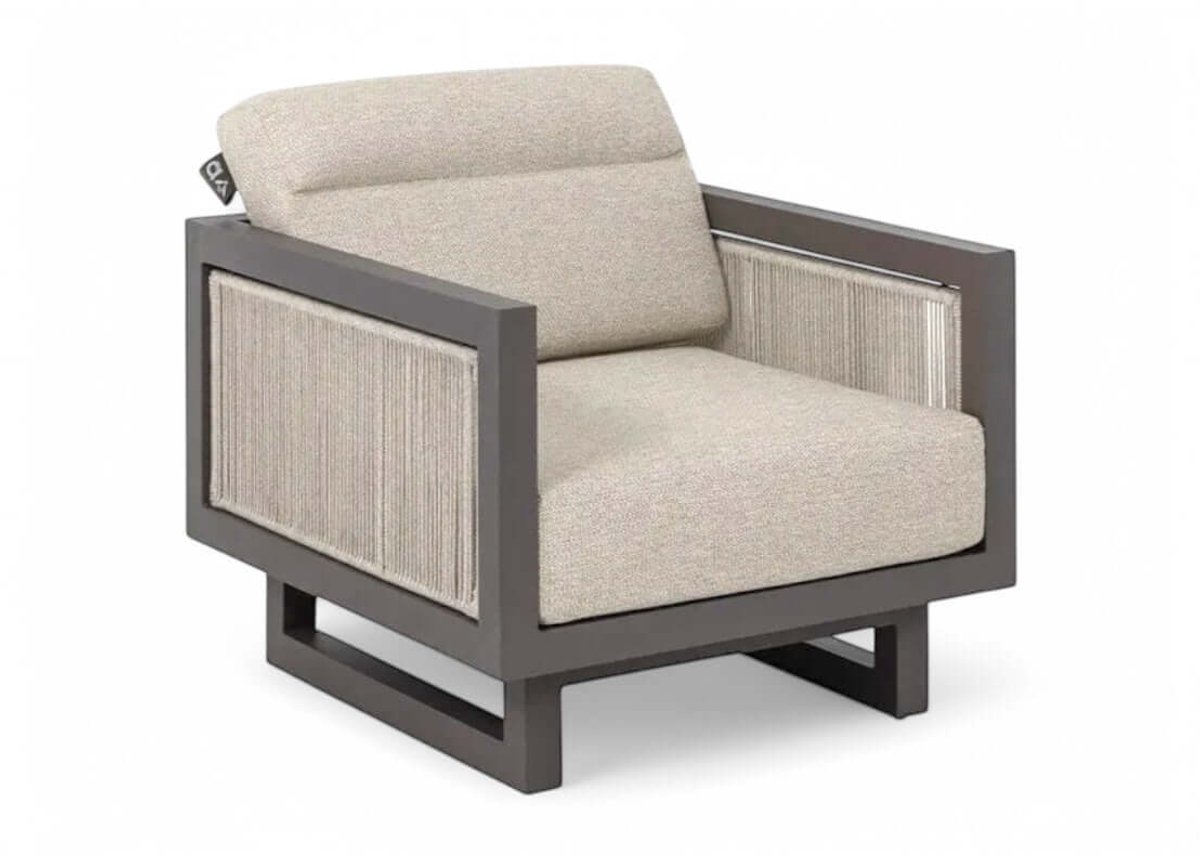 Apple Bee Santorini ROPE Loungestoel - 75 x 82 x 60 cm