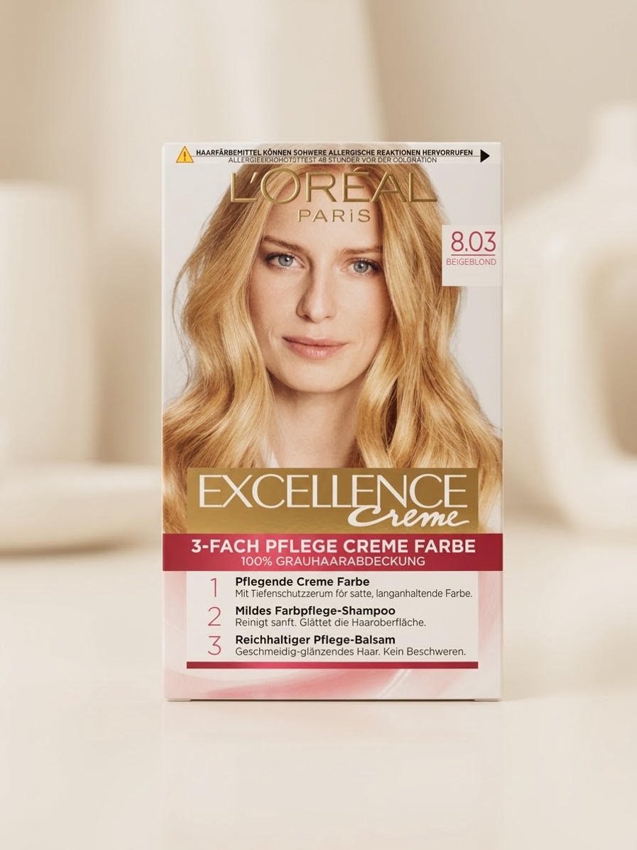 L'Oréal Paris - Kleurexcellentie - 8.03 Beige Blond