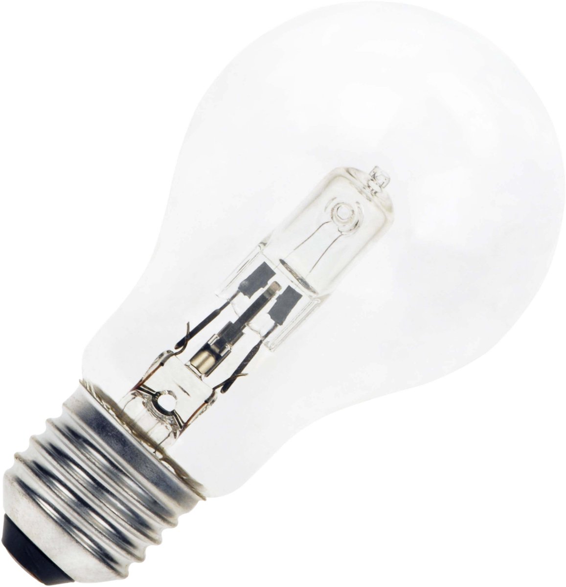 Halogeenlamp | Grote fitting E27 | Standaardlamp | Helder | 55mm | 28W | 28 | 2000 uur | | Dimbaar | 350 Lumen