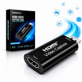 Mamosta® Capture Card HDMI Naar USB - Geschikt Voor PlayStation, Xbox, Nintendo, Windows, MAC - Video Game