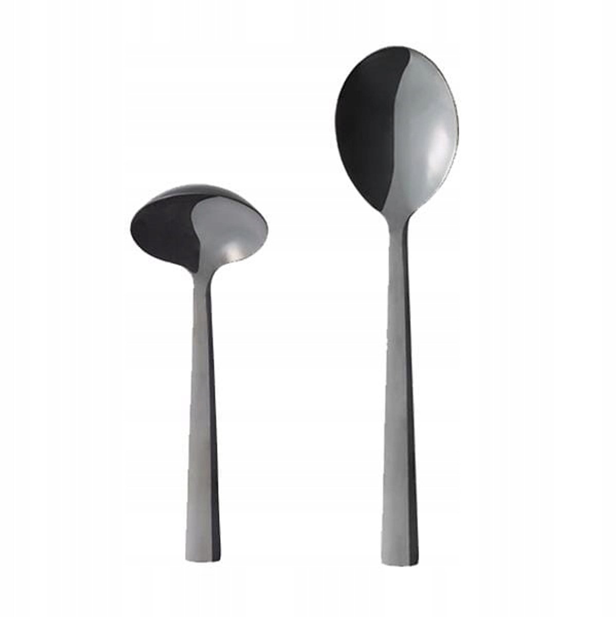 AIDA RAW zwarte serveerschalen (2 stuks) - Scandinavisch design