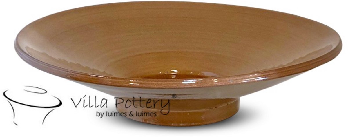 Villa Pottery Vaas - Villa Pottery - Decoratie - Woondecoratie - Vogelvaas - Keramiek - Waterdicht - Sweden 5 Moka Bowl Bruin