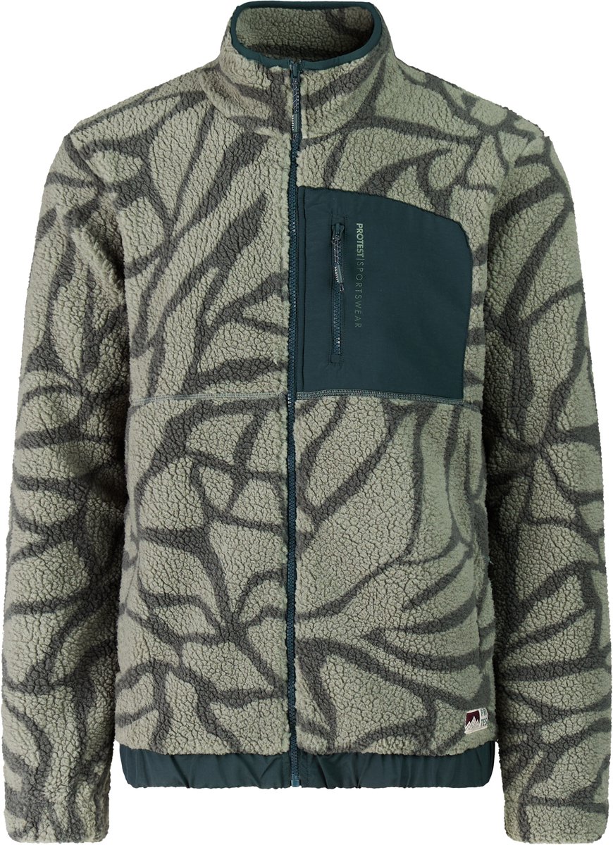 Protest PRTHound Vest Heren Rits Evergreen