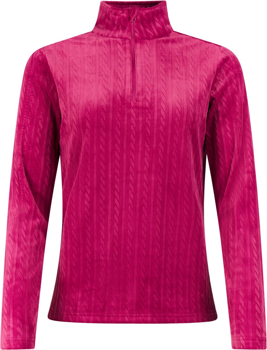 Protest PRTGail Skipully Dames Fleece 1/4 rits Paars