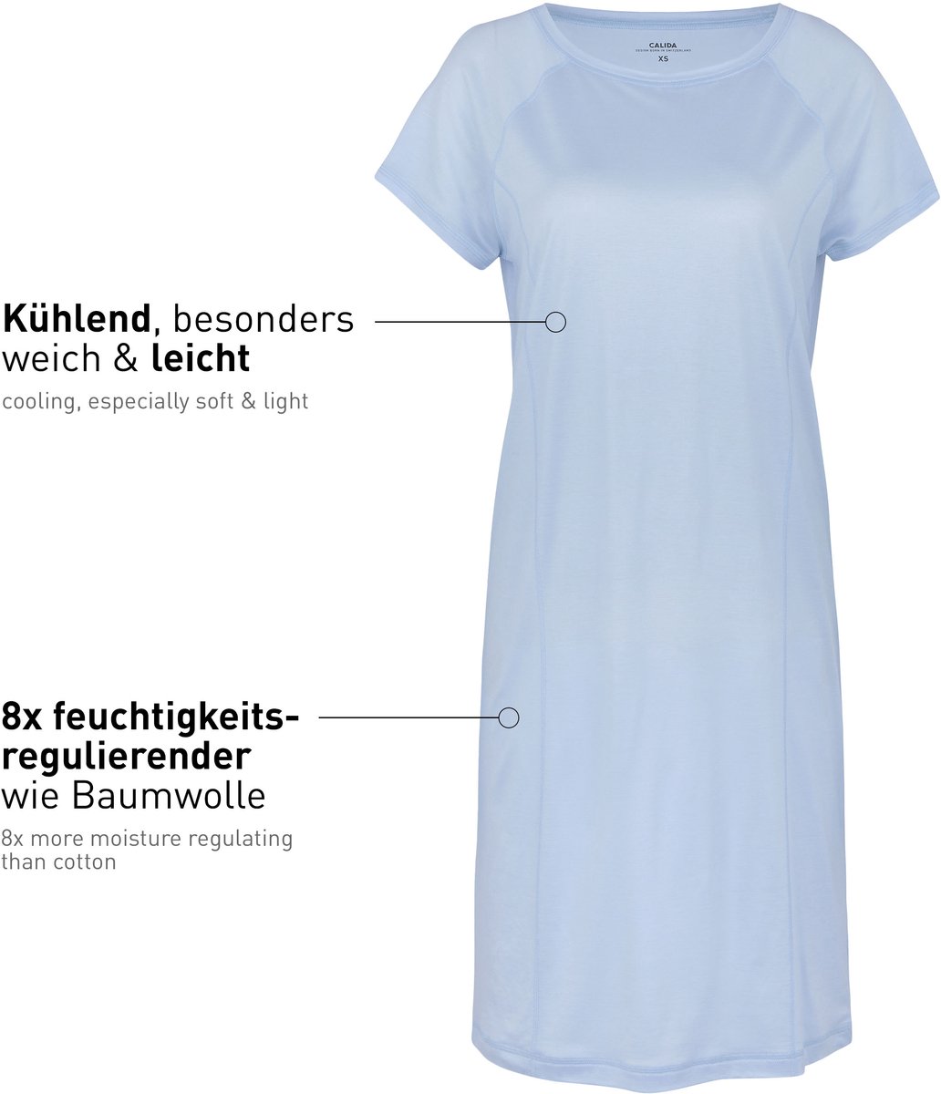 Calida Dames - Nachthemden licht blauw